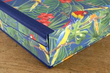 Preview: Colorful box of "parrots", handmade